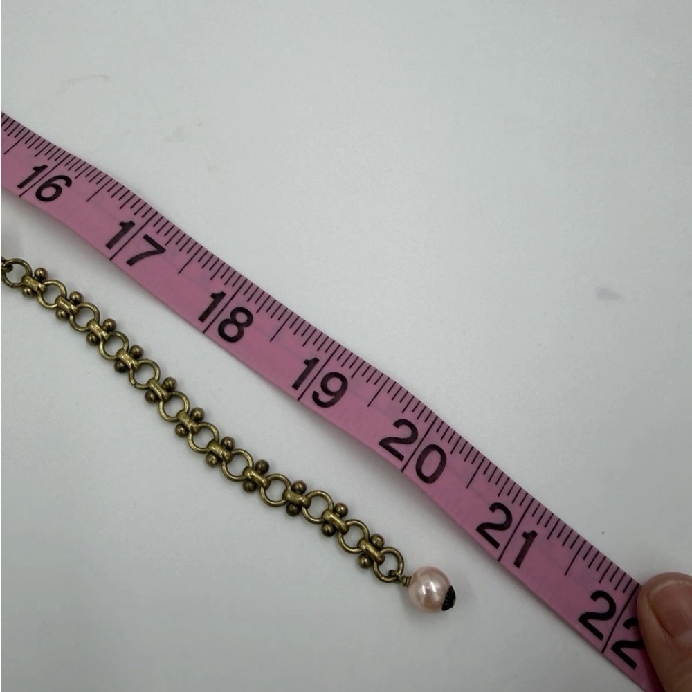 Heidi Daus Prima Petal Pretty Pink Pearl Necklace with Crystal Flowers Accents - Picture 6 of 6
